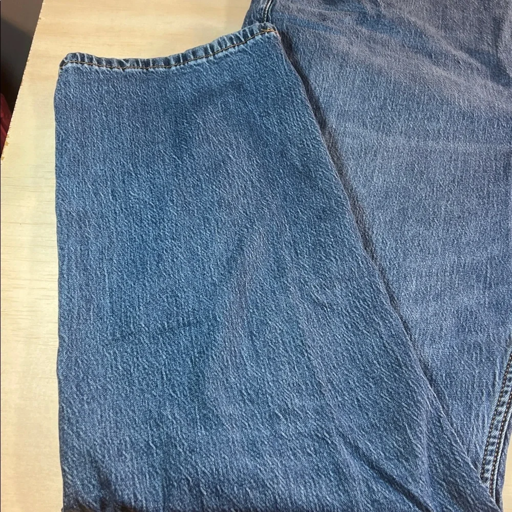 Levi's Men's Classic Washed Straight Blue Jeans Sz 42x32